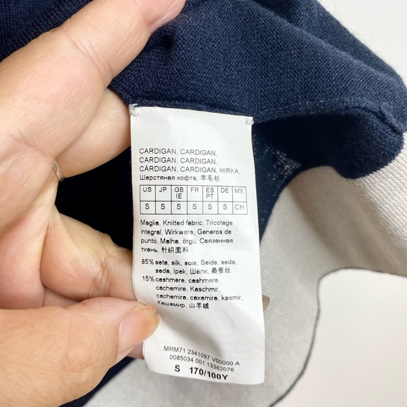 Marina Rinaldi Silk/Cashmere Longline Cardigan - Picture 6 of 9